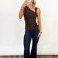 The Luxe Drape Neck Top - 2 Colors