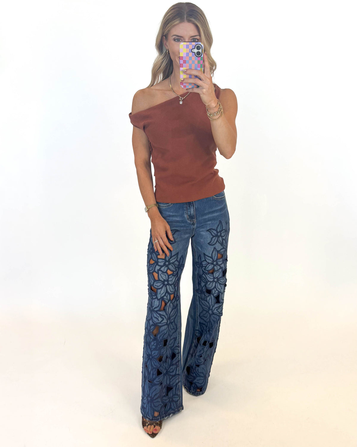 Autumn Muse Off Shoulder Sweater