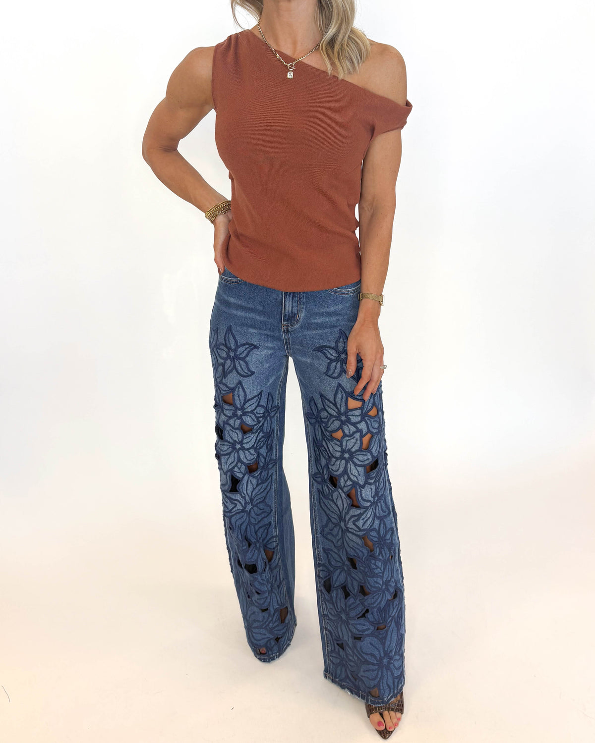 Autumn Muse Off Shoulder Sweater