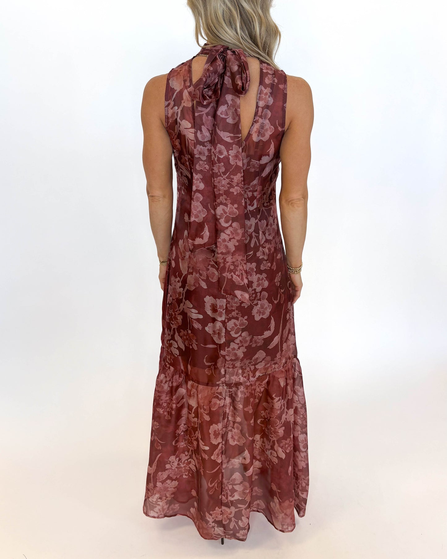 Autumn Bloom Maxi Dress