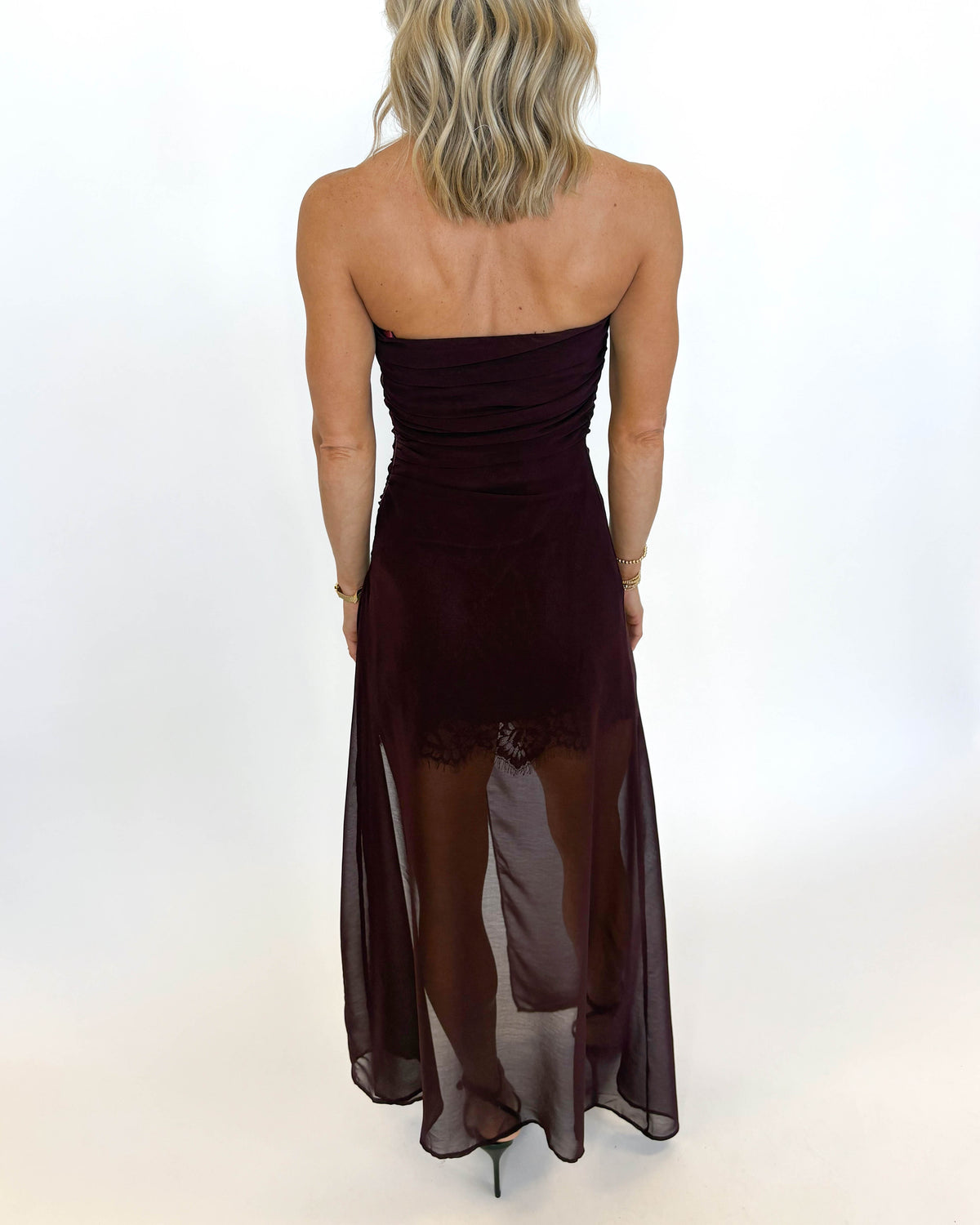 After Midnight Lace Maxi Dress
