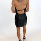 Midnight Muse Faux Leather Dress