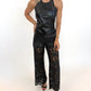 After Hours Faux Leather Halter