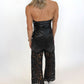 After Hours Faux Leather Halter