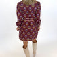 Plum Petals Shirt Dress