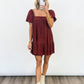 Rustic Charm Smocked Mini Dress