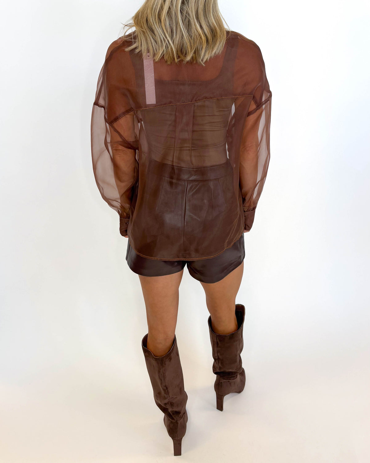 Sheer Intent Organza Top - MORE COLORS