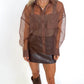 Sheer Intent Organza Top - MORE COLORS