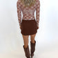 Espresso Edit Mini Skirt