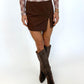 Espresso Edit Mini Skirt