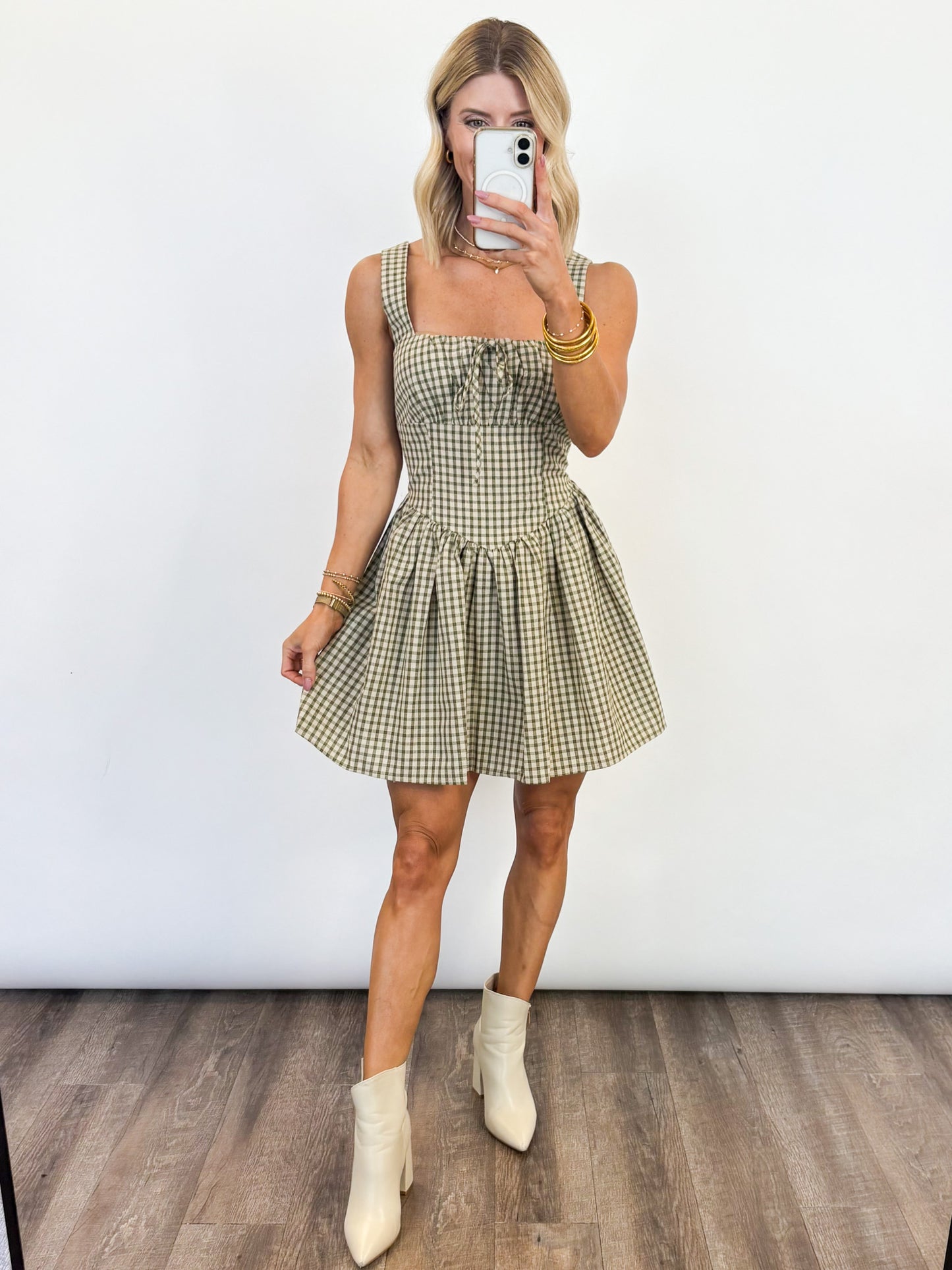 Meadow Daydream Gingham Dress