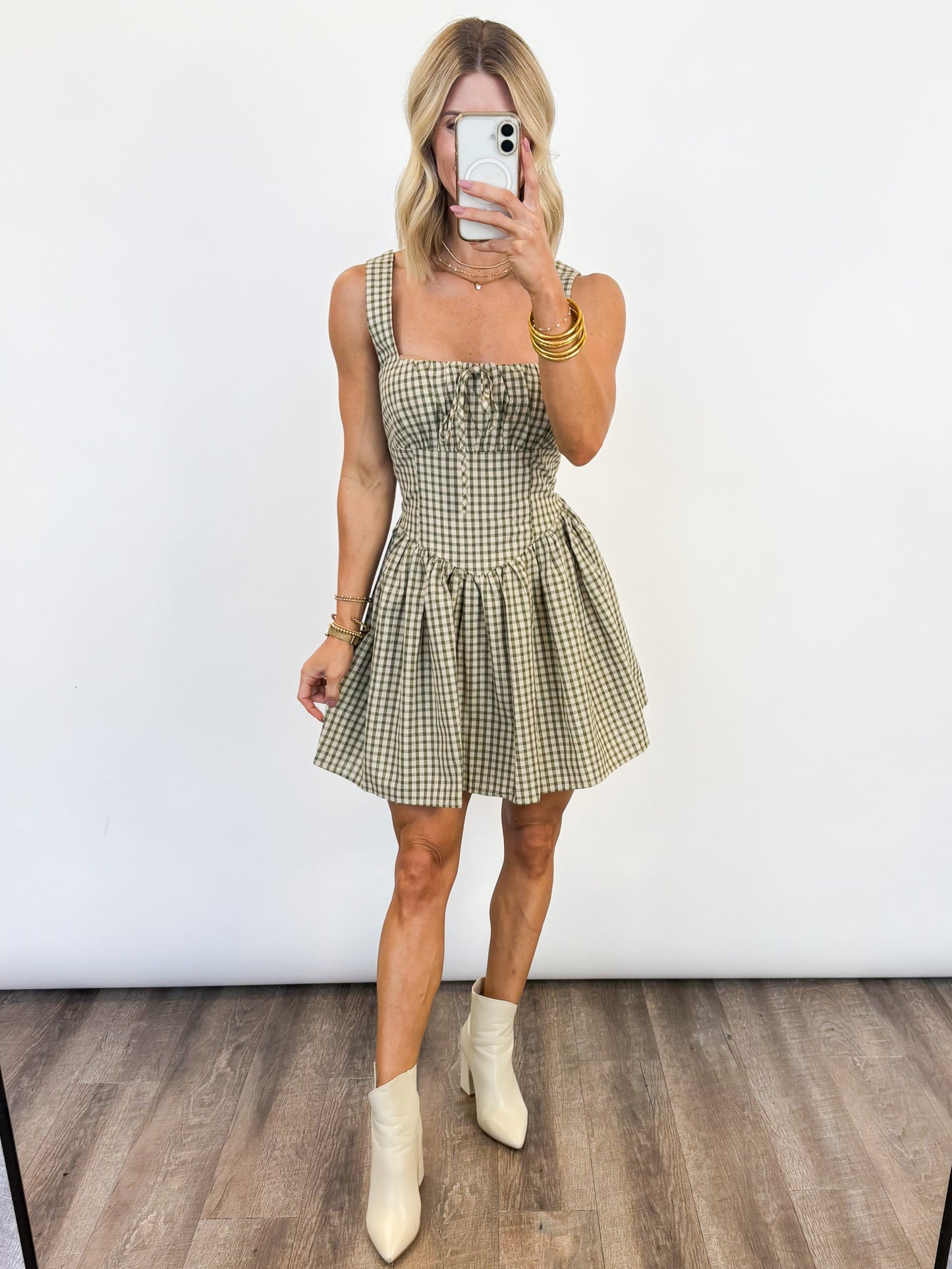 Meadow Daydream Gingham Dress