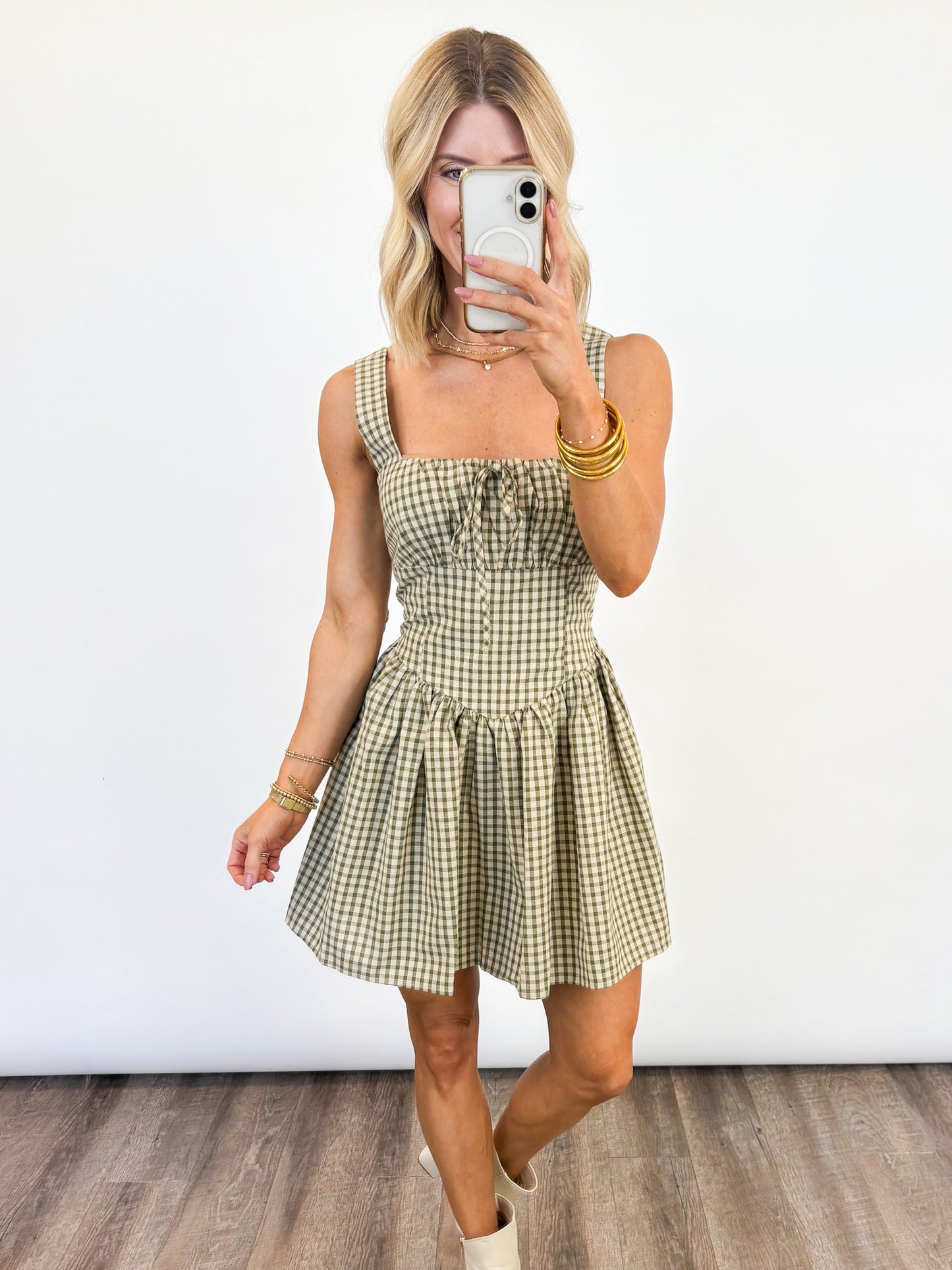 Meadow Daydream Gingham Dress