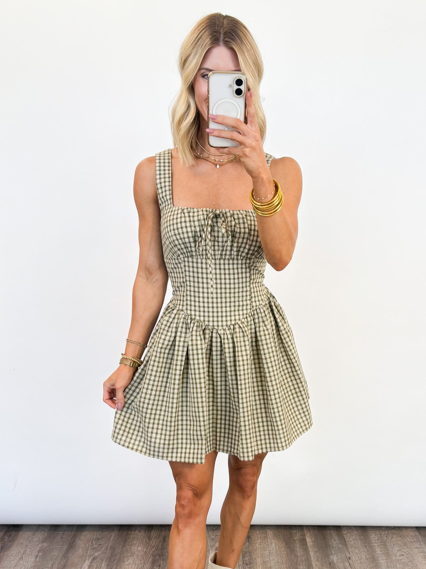 Meadow Daydream Gingham Dress