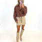 Autumn Market Button-Up Top