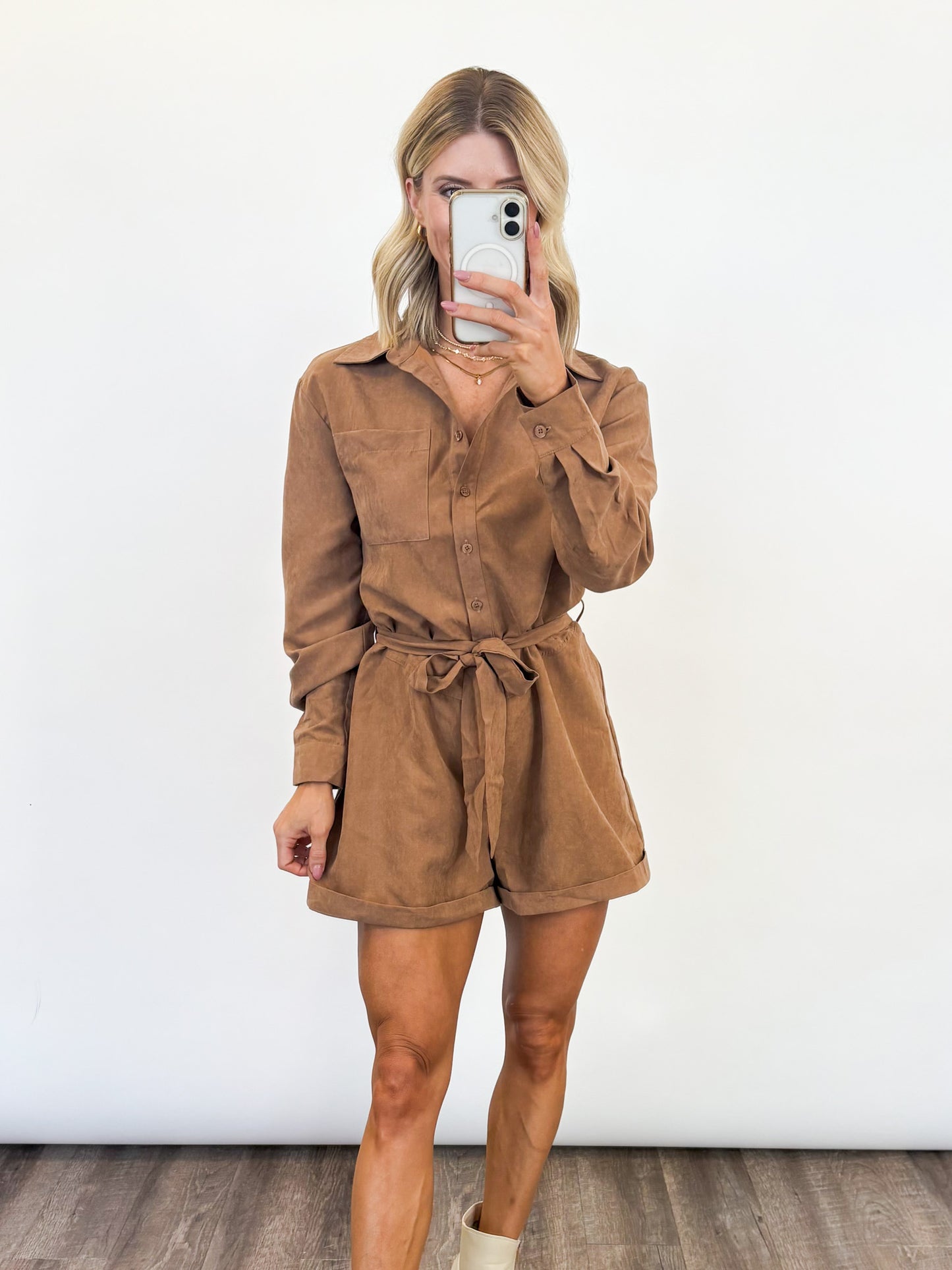 Desert Dune Utility Romper
