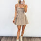 Gingham Daydream Halter Dress