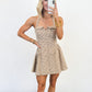 Gingham Daydream Halter Dress