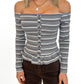Mocha Melody Peplum Top