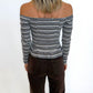 Mocha Melody Peplum Top
