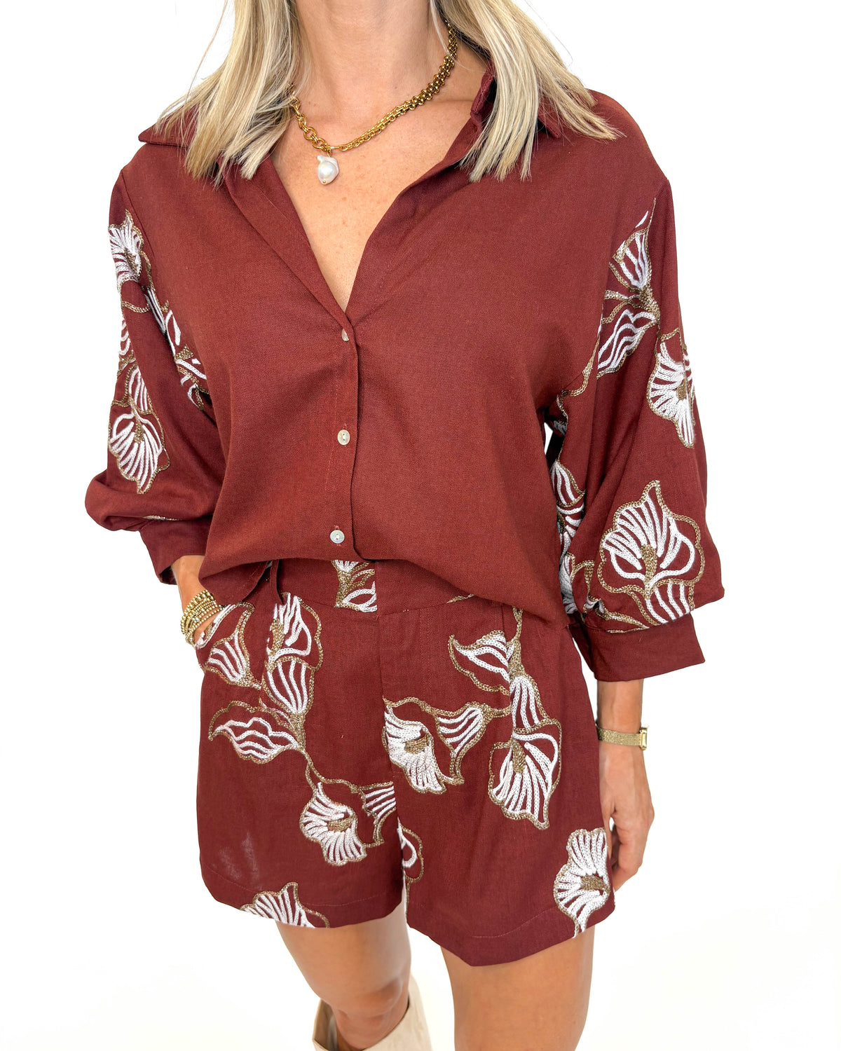 Vintage Bloom Short Set - MORE COLORS