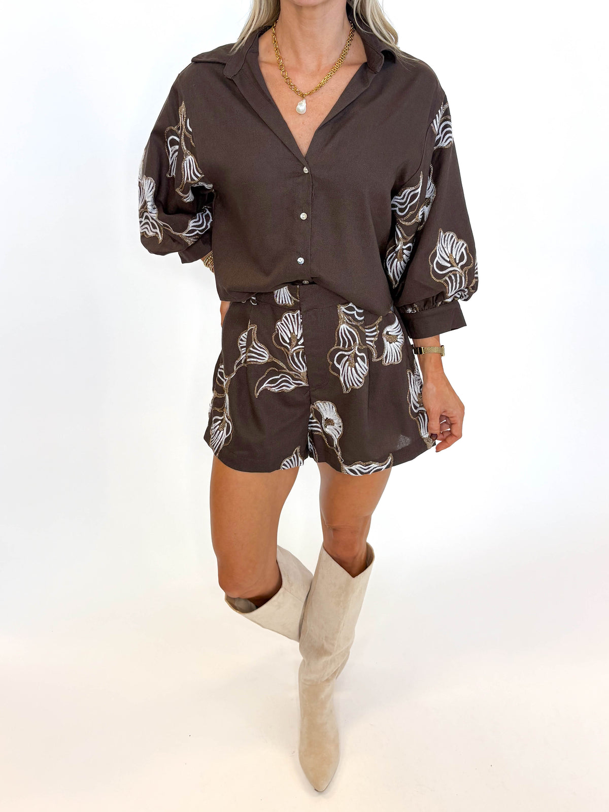 Vintage Bloom Short Set - MORE COLORS