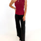 Merlot Moment Ribbed Top