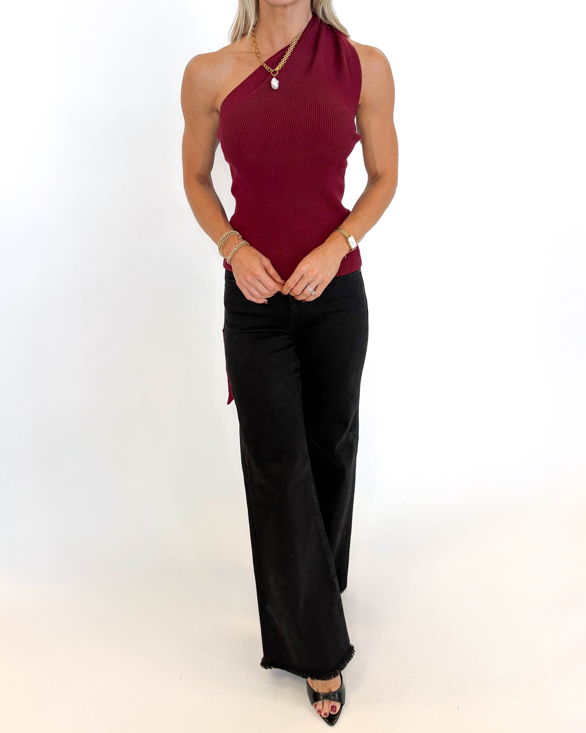 Merlot Moment Ribbed Top