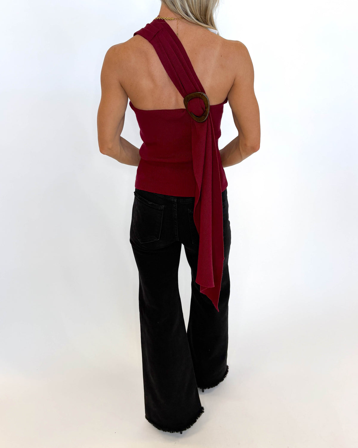 Merlot Moment Ribbed Top