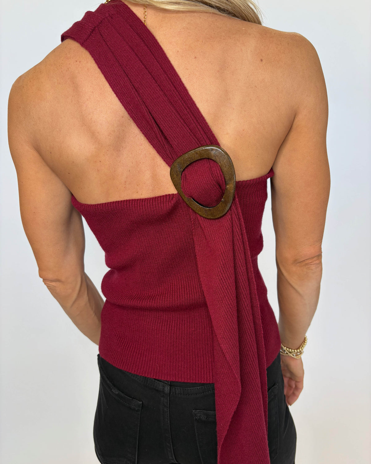 Merlot Moment Ribbed Top