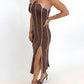 Cocoa Petal Midi Dress
