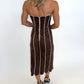 Cocoa Petal Midi Dress