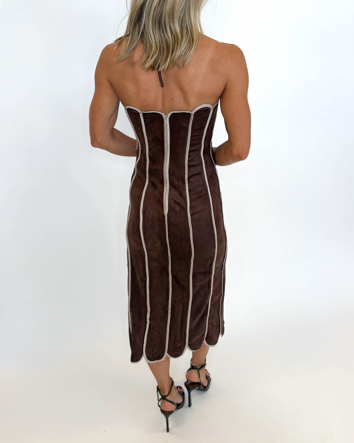 Cocoa Petal Midi Dress