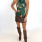 Emerald Garden Halter Top