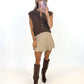 The Flirt Alert Skort – CREAM