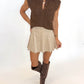 The Flirt Alert Skort – CREAM