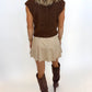 The Flirt Alert Skort – CREAM