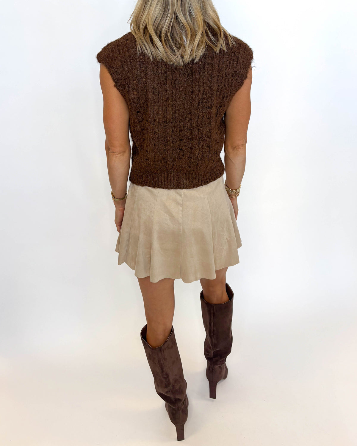 The Flirt Alert Skort – CREAM