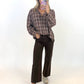 Coffee Run Plaid Top