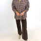 Coffee Run Plaid Top