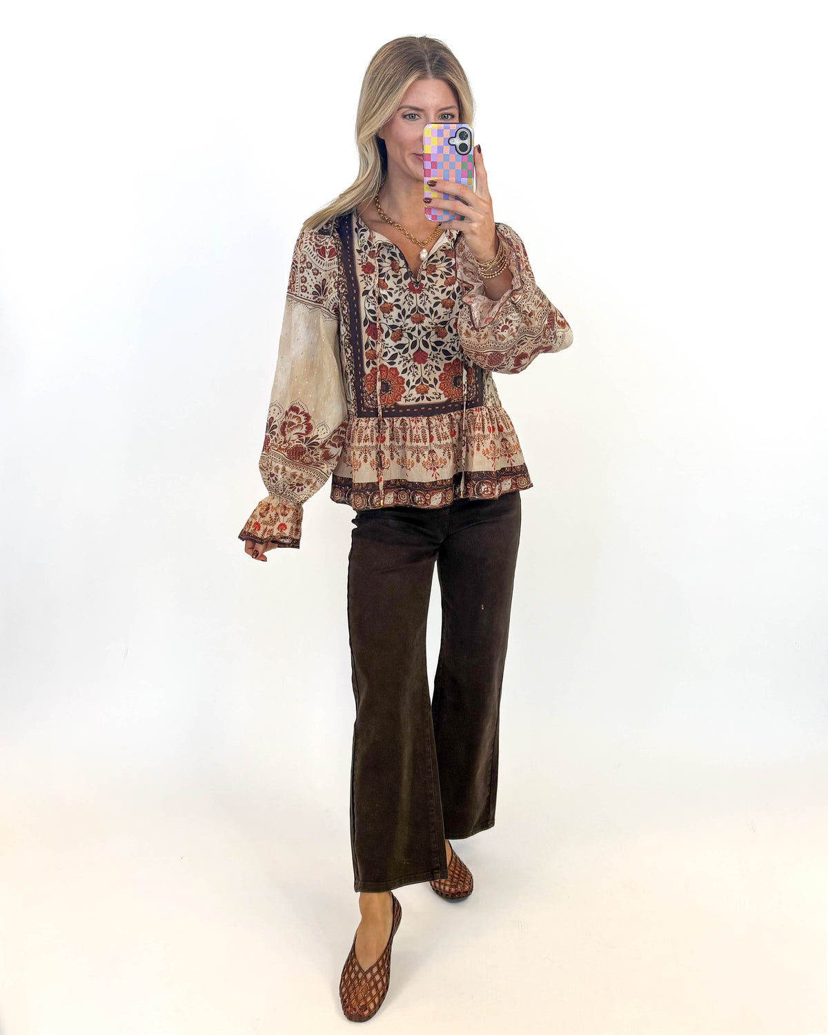 Harvest Muse Patchwork Top