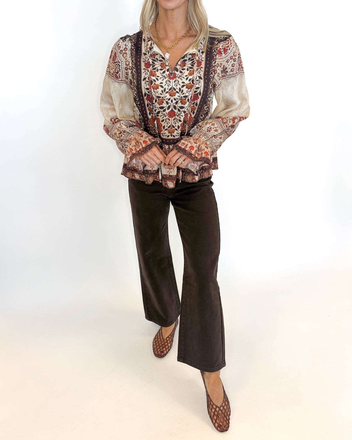 Harvest Muse Patchwork Top