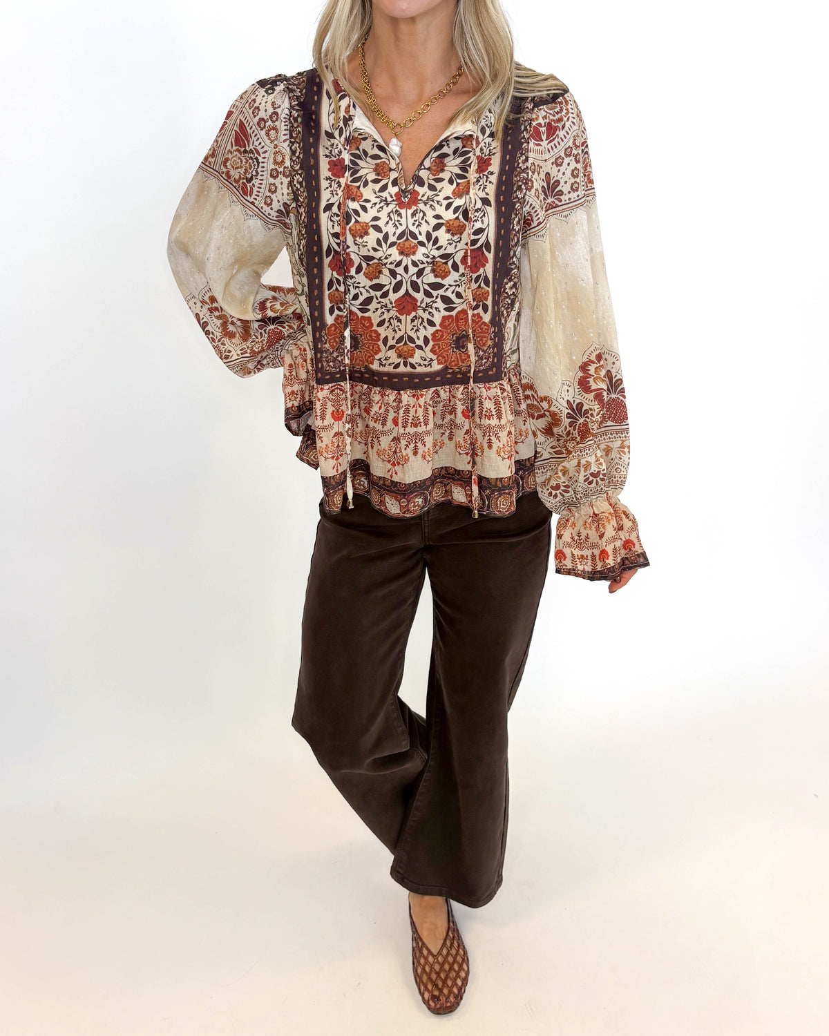 Harvest Muse Patchwork Top