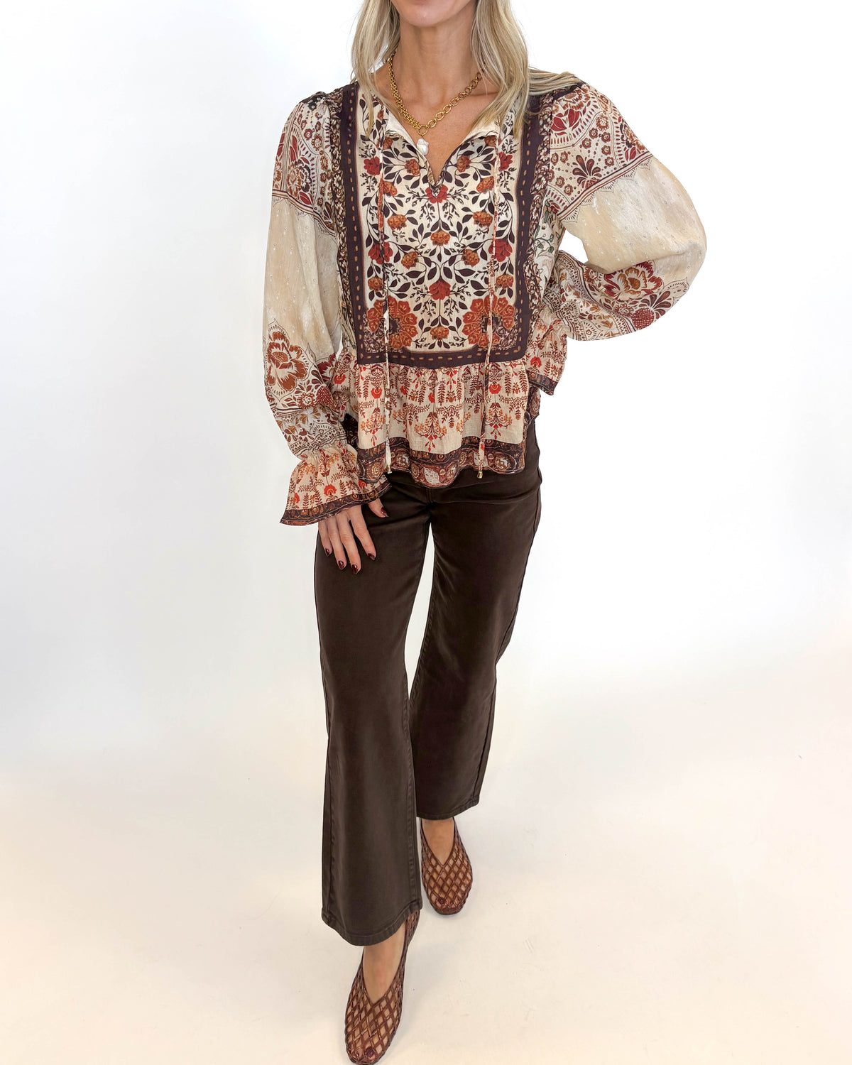 Harvest Muse Patchwork Top