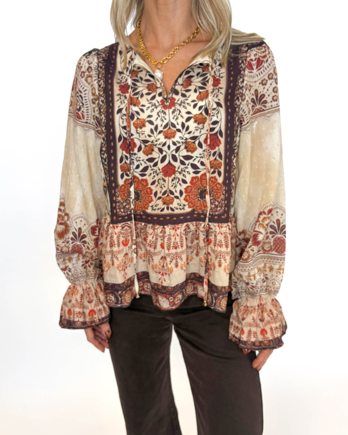 Harvest Muse Patchwork Top