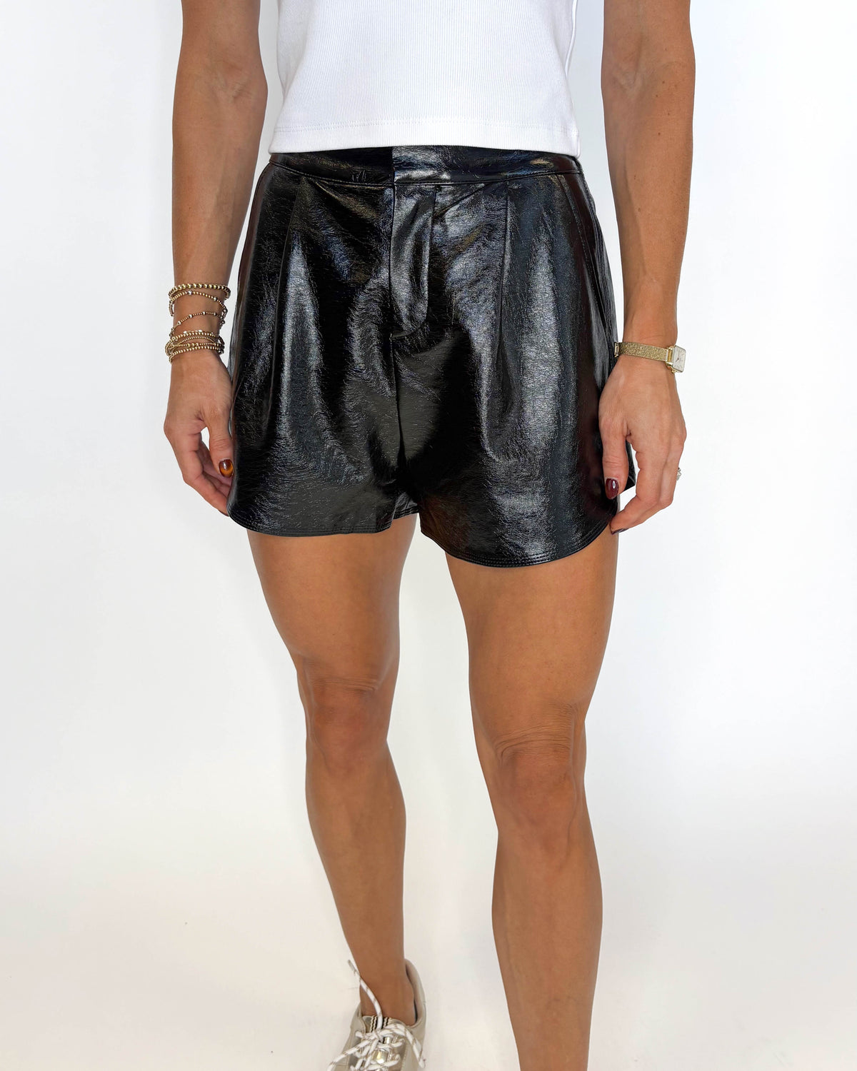Midnight Shine Metallic Shorts