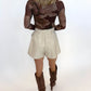Champagne Plans Shorts - IVORY