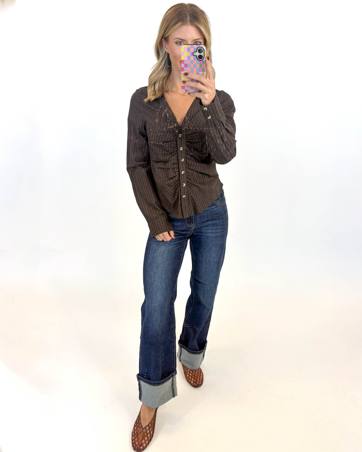 Woodland Whim Plaid Top - MORE COLORS