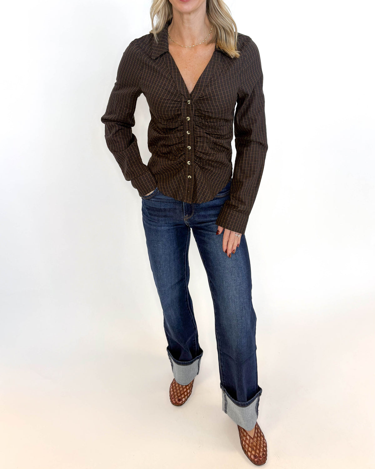 Woodland Whim Plaid Top - MORE COLORS