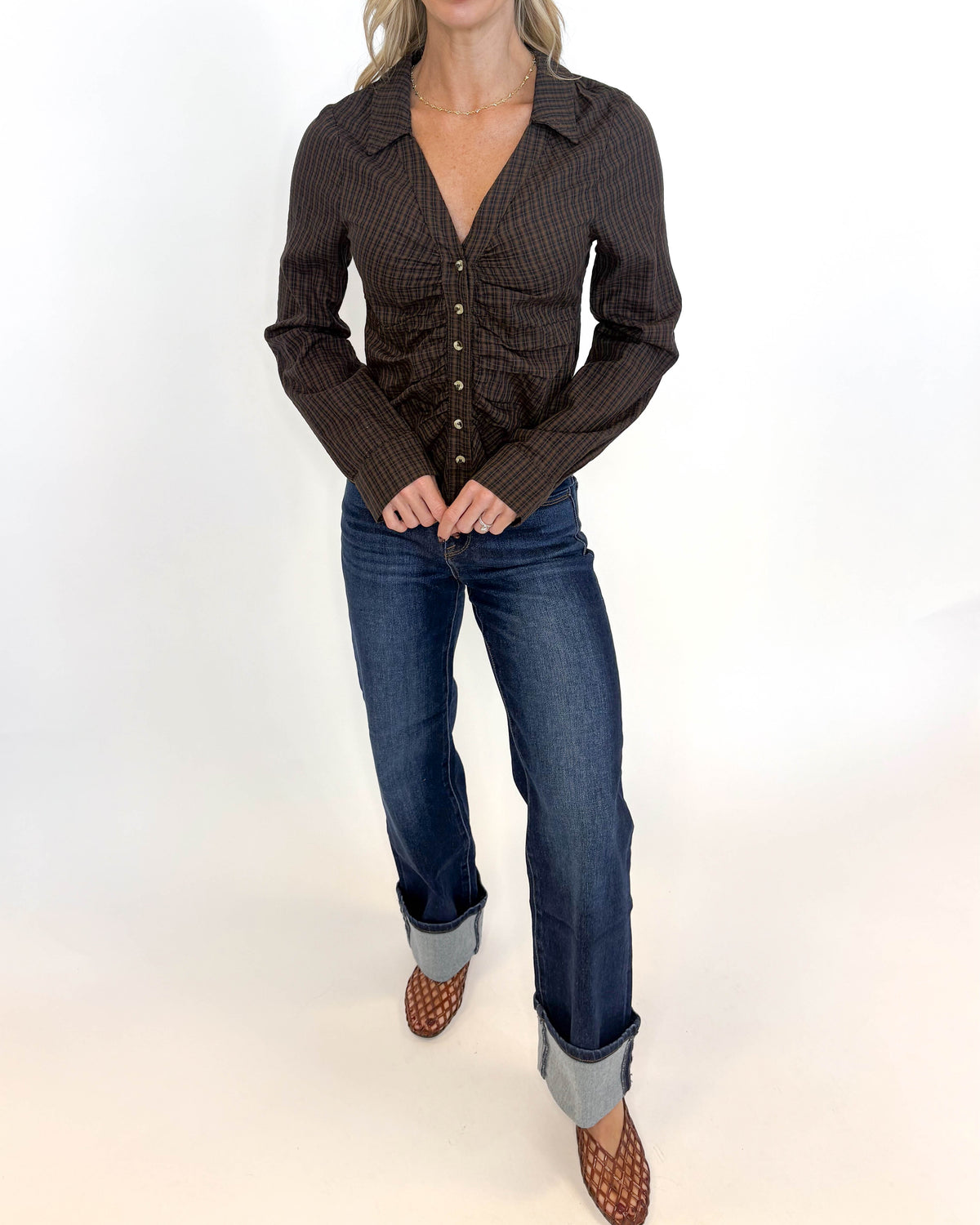 Woodland Whim Plaid Top - MORE COLORS